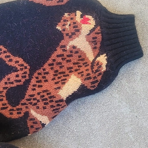 FARM Rio Leopards Black Knit Jacket - Picture 5 of 7